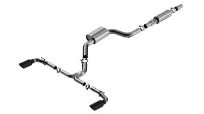 Borla - Borla 140883BC S-Type Cat-Back Exhaust Single Split Rear Exit 22-26 VW GTI 2.0L