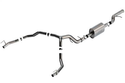 Borla - Borla 140890 S-Type Cat-Back Exhaust One Split Rear Exit 21-26 Escalade 6.2L