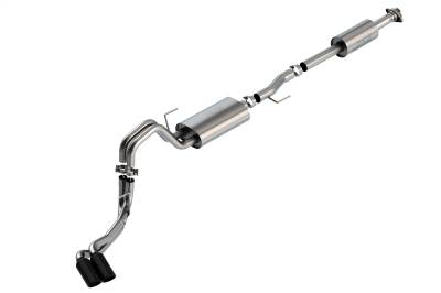 Borla - Borla 140873BC Touring Cat-Back Exhaust Truck Side Exit 21-26 Ford F150 5.0L V8