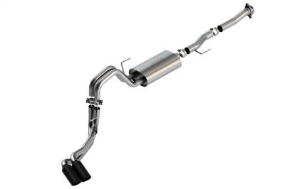 Borla - Borla 140876BC S-Type Cat-Back Exhaust Truck Side Exit 21-26 Ford F150 5.0L V8