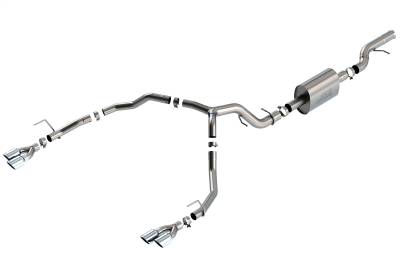 Borla - Borla 140859 S-Type Cat-Back Exhaust Dual Split Rear Exit 21-26 Chevy/GMC 6.2L