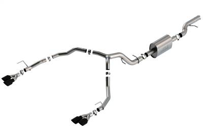 Borla - Borla 140859BC S-Type Cat-Back Exhaust Dual Split Rear Exit 21-26 Chevy/GMC 6.2L