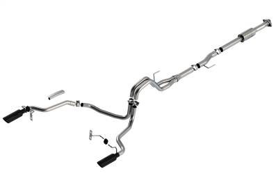 Borla - Borla 140864BC ATAK Cat-Back Exhaust Single Split Rear Exit for 21-26 Ford F150