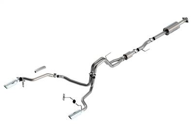 Borla - Borla Exhaust 140866 S-Type Cat-Back Exhaust System for 21-26 Ford F-150 5.0L