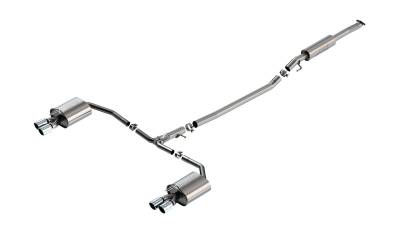 Borla - Borla 140905 S-Type Cat-Back Exhaust Dual Split Rear Exit for 21-23 Sonata N 2.5