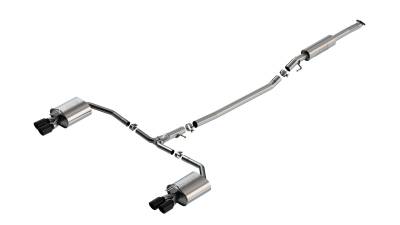 Borla - Borla 140905BC S-Type Cat-Back Exhaust Dual Split RR Exit for 21-23 Sonata N 2.5