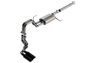 Borla - Borla 140904BC S-Type Cat-Back Exhaust Truck Side Exit for 21-26 Ford F150 3.5L