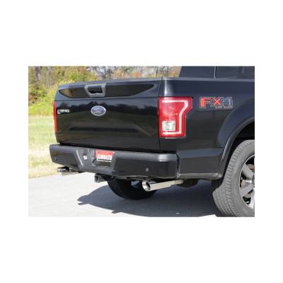 Flowmaster - Flowmaster 818147 4" Force II Cat-Back RR Exit Exhaust System for 15-20 F150