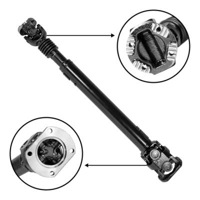 USA Standard Gear - USA Standard Gear ZDS9538 Drive Shaft Assembly Front for Dodge RAM 5.9 6.7 4WD