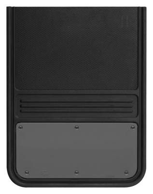 Gatorback - Gatorback GM1418 14"x18" Universal Black Mud Flaps Blank Gunmetal