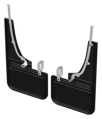 Gatorback - Gatorback GCR45F-0 12" Black Front Mud Flaps for Ford Ranger