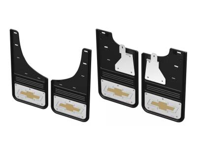 Gatorback - Gatorback GCR28K-BTG 12" Black Front/Rear Mud Flap Set Silverado 1500