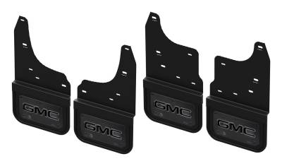 Gatorback - Gatorback GCN29K-GMG2 12" Black Front/Rear Mud Flap Set Sierra 1500