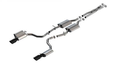 Borla - Borla 140918BC ATAK Cat-Back Exhaust One Split RR Exit for 19-23 Charger GT 3.6