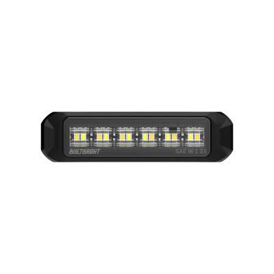 ARC Lighting - ARC Lighting BB6110B BuiltBright Work Bar Strobe 4" Surface Mount Amber/White EA