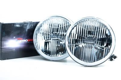 Morimoto - Morimoto LFRB155 Holley RetroBright LED Headlight Modern White 7" Round Each