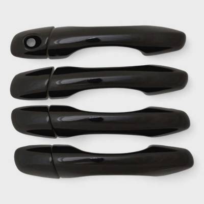 Trim Illusion - Trim Illusion DH6317BLK Front/Rear Door Handle Covers Black for Kia Sorento