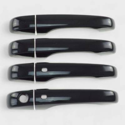 Trim Illusion - Trim Illusion DH6185BLK Front/Rear Door Handle Covers Black for 300/Journey