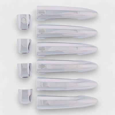 Trim Illusion - Trim Illusion DH292 Front/Rear Door Handle Covers Chrome for Rogue/Pathfinder