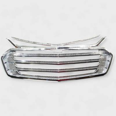 Trim Illusion - Trim Illusion ABS507 Chrome Front Grille Overlay 18-21 Chevy Traverse