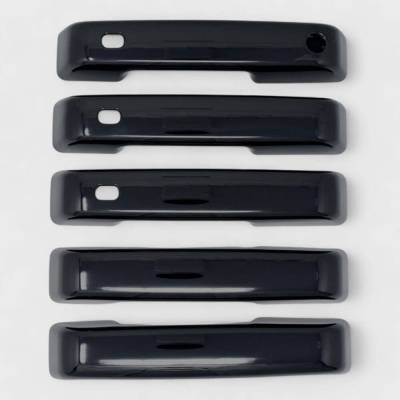 Trim Illusion - Trim Illusion DH6329BLK Front/Rear Door Handle Covers Black for Ford Bronco