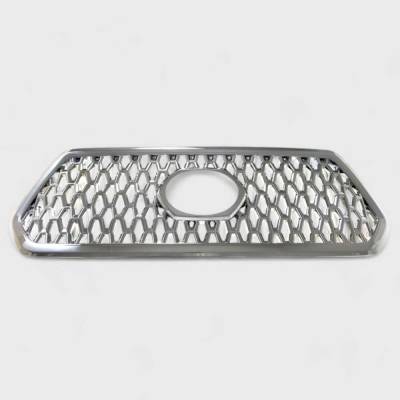 Trim Illusion - Trim Illusion ABS493 Chrome Front Grille Overlay for 18-19 Tacoma TRD Sport