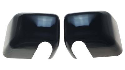 Trim Illusion - Trim Illusion MC6201BLK Front Door Mirror Covers Black for Wrangler JK