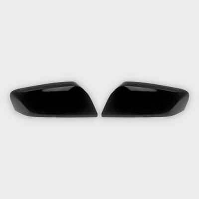 Trim Illusion - Trim Illusion MC6251BLK Front Door Mirror Covers Black Chevy Impala