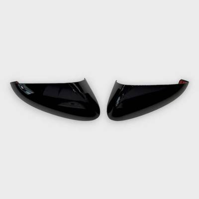 Trim Illusion - Trim Illusion MC6252BLK Front Door Mirror Covers Black Ford Fusion