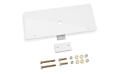 RealTruck Backrack - Backrack 91002RECW Universal Utility Light Bracket 16x7" Rectangle Center Mount