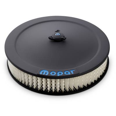 Proform - Proform 440-752 Air Cleaner Kit 14" Diameter Black Crinkle Blue MOPAR Emblem