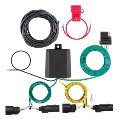 CURT - CURT 56492 Custom Wiring Harness 4-Way Flat Output Select Chrysler Pacifica