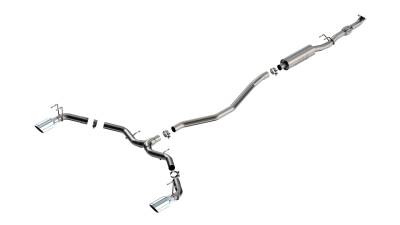 Borla - Borla 140922 S-Type Cat-Back Exhaust Split Rear Exit 22-25 Civic Si/Integra 1.5L