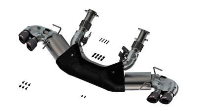 Borla - Borla 140841CF ATAK Cat-Back Exhaust Dual Split Rear Exit for 20-26 Corvette 6.2