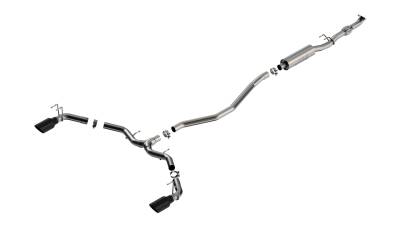 Borla - Borla 140922BC S-Type Cat-Back Exhaust Split RR Exit 22-25 Civic Si/Integra 1.5L