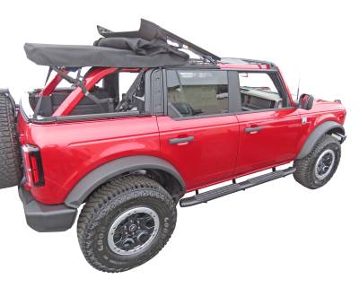 Steelcraft - Steelcraft 40-15020 Black 4" Step Bars for 21-25 Ford Bronco 4DR