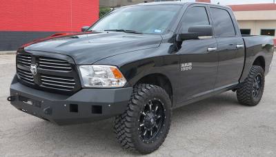 Steelcraft - Steelcraft 71-12250 Black Fortis Front Bumper for 13-22 RAM 1500