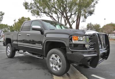 Steelcraft - Steelcraft 40-02240 Black 4" Step Bars for 07-18 Silverado/Sierra Double Cab