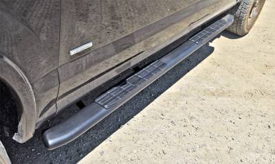 Steelcraft - Steelcraft 40-14300 Black 4" Step Bars for 15+ F150 17+ Super Duty Crew Cab