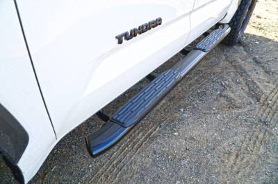Steelcraft - Steelcraft 433139BP 5" Black Premium Oval Step Bars for 22-24 Tundra Crew Max