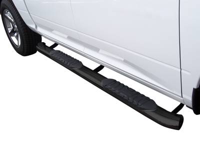 Steelcraft - Steelcraft 402319BP 5" Blk Oval Step Bars 19-25 Silverado/Sierra Double Cab