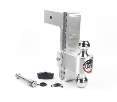 Weigh Safe - Weigh Safe 3" 180-DEG Class-V 10" Drop Hitch Receiver 21K CTB10-3-KA