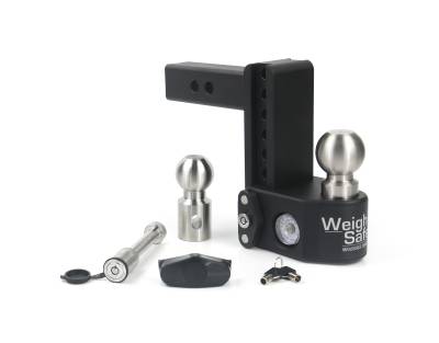 Weigh Safe - Weigh Safe SWS6-2-KA 2" Steel Class-IV 6" Drop Hitch Receiver 15K w/Pin Lock