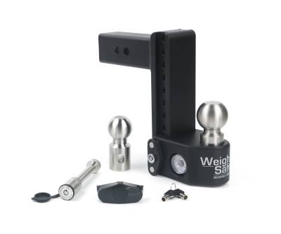 Weigh Safe - Weigh Safe 2.5" Steel Class-V 8" Drop Hitch Receiver 22K SWS8-2.5-KA