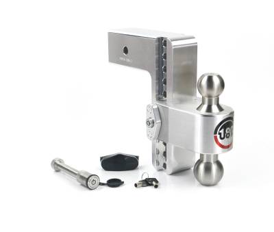 Weigh Safe - Weigh Safe 3" 180-DEG Class-V 8" Drop Hitch Receiver 21K LTB8-3-KA