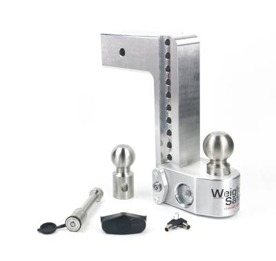 Weigh Safe - Weigh Safe 3" Aluminum Class-V 10" Drop Hitch Receiver 21K WS10-3-KA