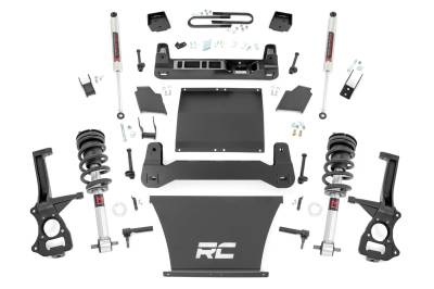 Rough Country Suspension Systems - Rough Country 21640 6" M1 Strut Lift Kit for 22-24 Silverado 1500 Gas