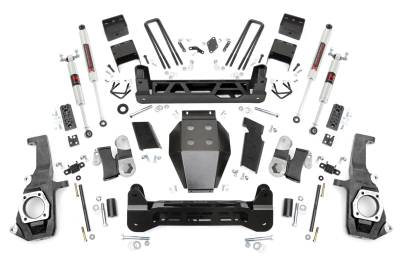 Rough Country Suspension Systems - Rough Country 25340 7.5" M1 Suspension Lift Kit 11-19 Silverado/Sierra 2500HD