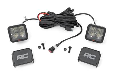 Rough Country Suspension Systems - Rough Country Spectrum Series 2" LED Light Pods-Flood Pair 80903