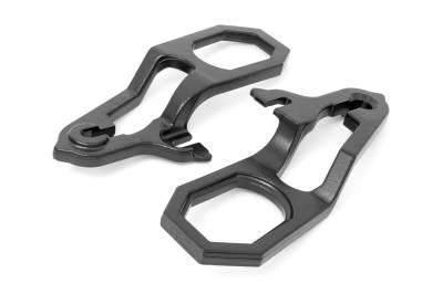 Rough Country Suspension Systems - Rough Country RS182 Front Forged Tow Hooks Black for 19-21 RAM 1500
